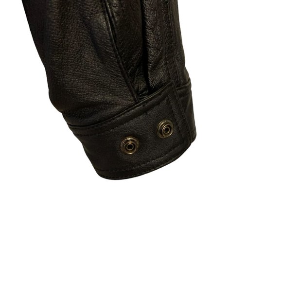 Wilsons Leather Ladies Biker's Jacket Black XS Paisley Details - Picture 6 of 16